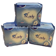 Serviettes hygiéniques en coton Lady Pad Fabricant Prix de gros OEM Marque Serviette Femmes avec puce Anion